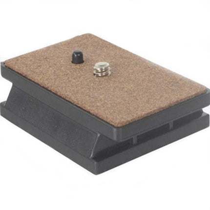 Bexin Quick Release Plate for Camera Tripods, Yunteng Compatible black ABS quick release camera plate with cork pad and mounting screw