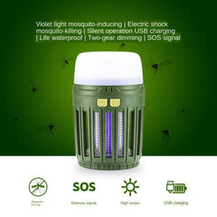 Naturehike NH20ZM003 - Lámpara LED multifuncional para exteriores, recargable vía USB, para matar mosquitos, para tienda de campaña