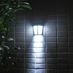 Solar-Powered LED Wall Lamp - 6 Bright Waterproof Security Lights for Outdoor Use