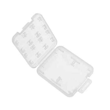 Transparent Mini Storage Box for Memory, SD, and TF Cards