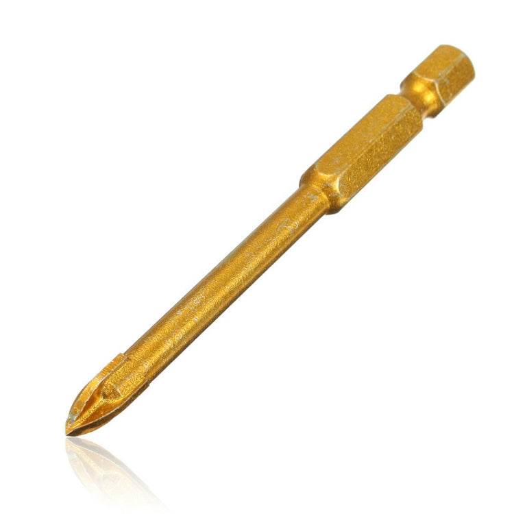 Multi-purpose Alloy Cross Hex Shank Drill Ceramic Glass Hole Opener, 6MM, 8MM, 10MM, 12MM - Syndmart