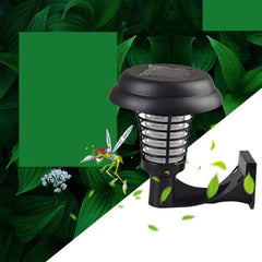 Solar-Powered Wall-Mounted Insect Eliminator Lamp