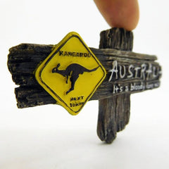 Kangaroo-Themed Fridge Magnets - Set of 2 for Home Decor and Souvenirs