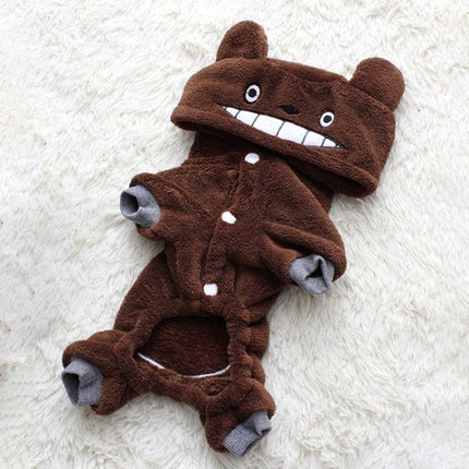 Warm Fleece Dog Coat for Chilly Outdoor Adventures | Syndmart