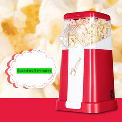 Mini Home Popcorn Maker for Kids - Oil-Free Corn Popper Machine