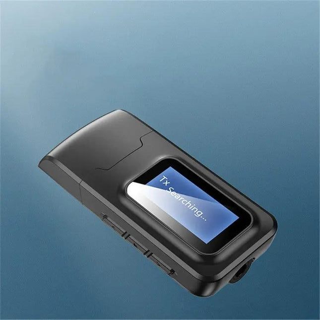 2-in-1 Bluetooth 5.0 USB Audio Transmitter Receiver LCD | Syndmart