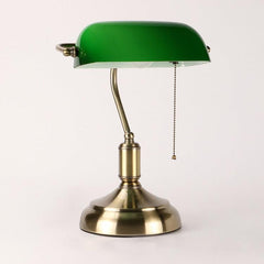 Vintage-Inspired LED Table Lamp for Office, Study, and Bedroom Decor