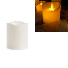 Flameless Cylindrical LED Candle for Weddings and Events