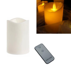 Flameless Cylindrical LED Candle for Weddings and Events