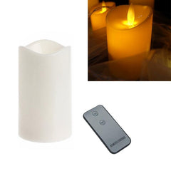 Flameless Cylindrical LED Candle for Weddings and Events