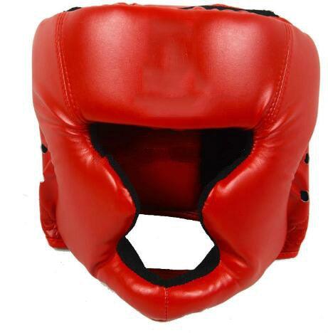 Casco de boxeo ajustable WANSDA WSD001 para adultos: equipo de protección de cobertura total para entrenamiento de artes marciales