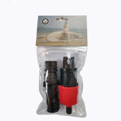 Universal Inflatable Paddle Board Air Valve Adapter with Versatile Nozzles and Car Pump Compatibility