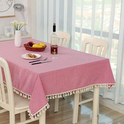 Linen Tablecloth 140x180cm For Weddings And Dinners