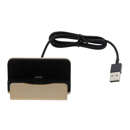 Desk Stand for Easy Smartphone Charging and Viewing on desk with USB cable for hands-free charging and viewing
