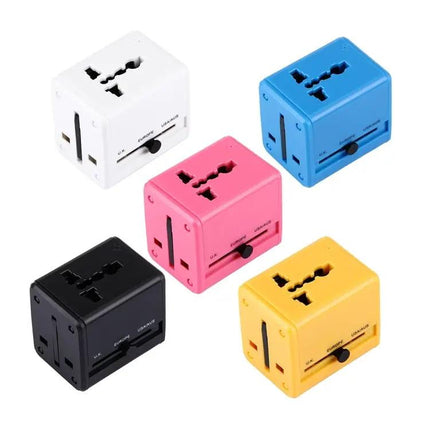 Universal Travel Adapter for Worldwide Use with Dual USB Ports | Syndmart