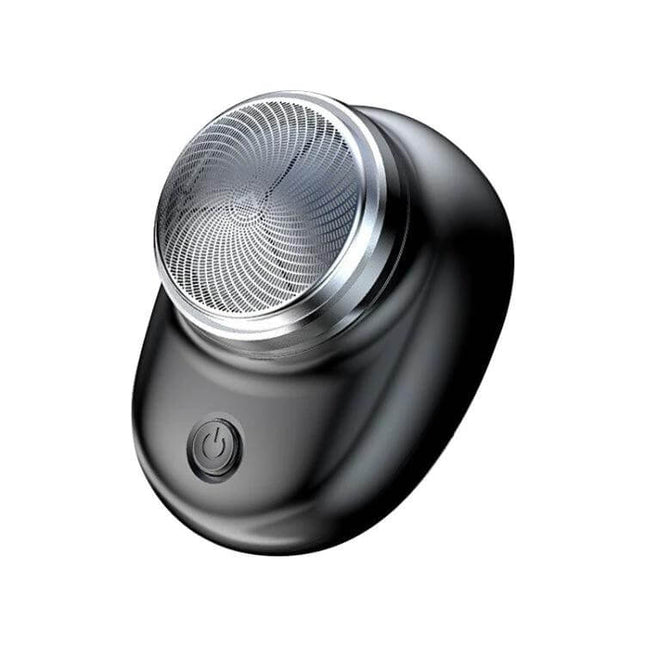 Portable Mini Waterproof Electric Shaver For Travel compact black ergonomic travel shaver with honeycomb flexible mesh blade and power button