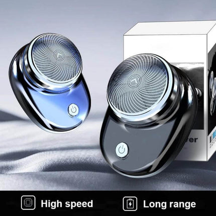 Portable Mini Waterproof Electric Shaver For Travel compact ergonomic waterproof travel shaver with honeycomb blade and power button