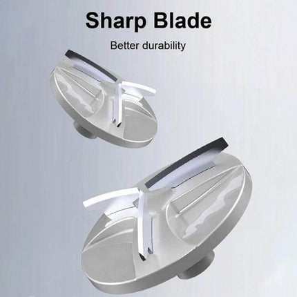 Portable Mini Waterproof Electric Shaver For Travel showing sharp replacement blades and close-up of honeycomb mesh blade