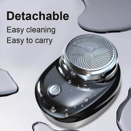 Portable Mini Waterproof Electric Shaver For Travel compact detachable travel shaver with ergonomic body, waterproof mesh and honeycomb blade for quick touch-ups