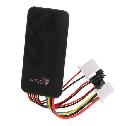 GPS Tracker for Monitoring Vehicle Locations and Security - compact vehicle GPS tracker with multi-color wiring for fleet and personal security