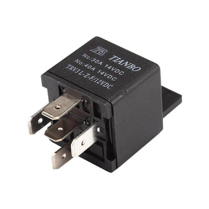 Compact GPS Vehicle Tracker for Cars and Everyday Monitoring - compact black vehicle relay-style GPS tracker device for car monitoring