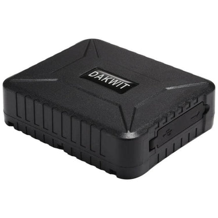 Compact GPS Tracker for Cars and Trucks with Easy Monitoring – compact black DAKWIT vehicle GPS tracker for cars and trucks, precise location monitoring