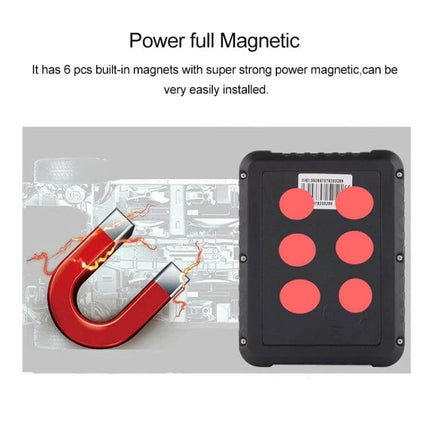 Compact GPS Tracker for Cars and Trucks with Easy Monitoring compact magnetic tracker showing six built-in magnets for secure vehicle installation