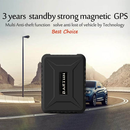 Compact GPS Tracker for Cars and Trucks with Easy Monitoring - compact magnetic vehicle tracker near SUV on road