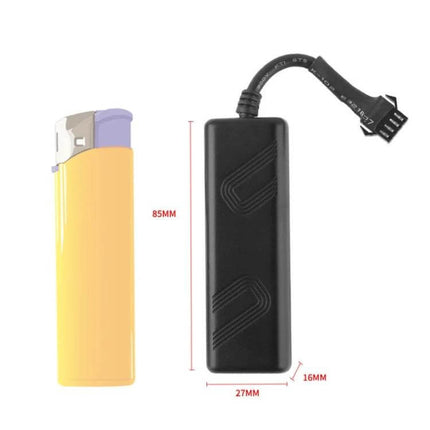 TK205 GPS Tracker for Real-Time Vehicle Monitoring compact black vehicle GPS tracker 85mm x 27mm for fleet and personal security