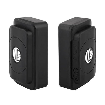 Compact GPS Tracker for Vehicles with Long-Lasting Battery shown in compact black enclosure for easy no-wiring vehicle installation and real-time alerts