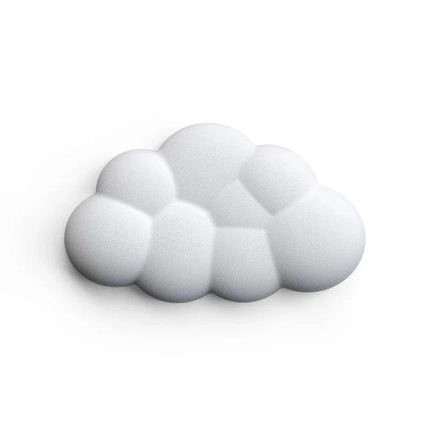 Memory Foam Wrist Rest for Comfortable Office Mouse Pad Use - white cloud-shaped slow-rebound ergonomic wrist support