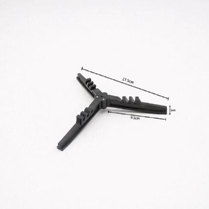 Three-Leg Collapsible Gas Cylinder Bracket for Outdoor Stoves nylon folding tripod stand with measurements for camping and backyard cooking