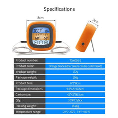 Digital Touch Screen Dual-Needle Food Thermometer for Kitchen Baking - TS-6601-2