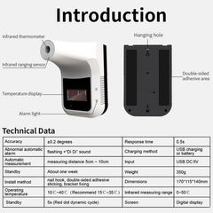 K3 Smart Non-contact Infrared Forehead Thermometer