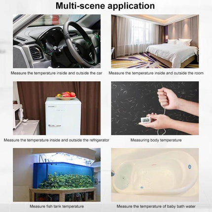 Mini LCD Indoor Thermometer For Fridge And Kitchen Celsius Display measuring fridge, room, car, fish tank and bath water temperatures