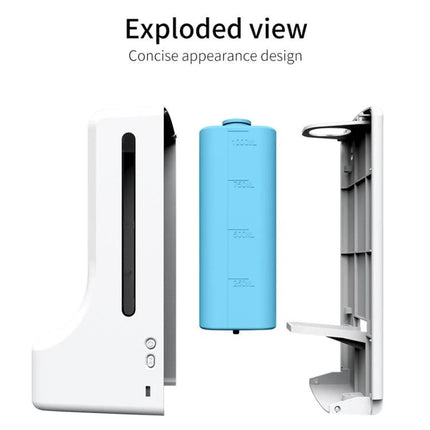 K9 Pro Essentials for Daily Home Health and Hygiene exploded view showing soap reservoir and dispenser components