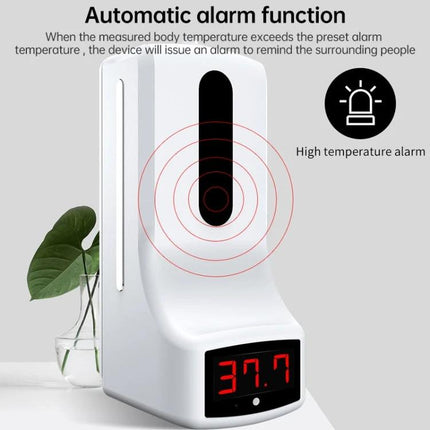 K9 Pro Essentials for Daily Home Health and Hygiene automatic soap dispenser with thermometer and high temperature alarm
