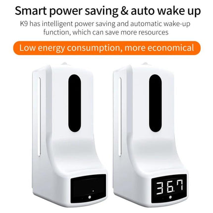 K9 Pro Essentials for Daily Home Health and Hygiene automatic soap dispenser with temperature display and power saving mode