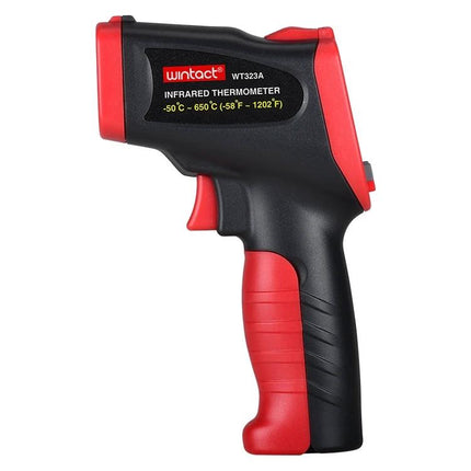 Wintact Portable Infrared Thermometer for Contactless Surface Checks hand-held black and red non-contact infrared gun for automotive and cooking use