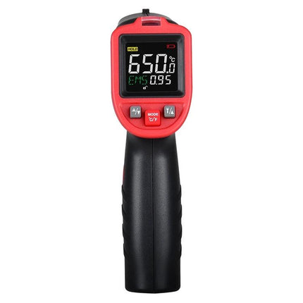 Wintact Portable Infrared Thermometer for Contactless Surface Checks handheld infrared gun showing 650°C reading