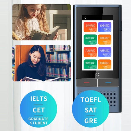 Handheld Language Translator for Daily Travel Conversations compact device translating speech for travel, directions, ordering food and simple conversations