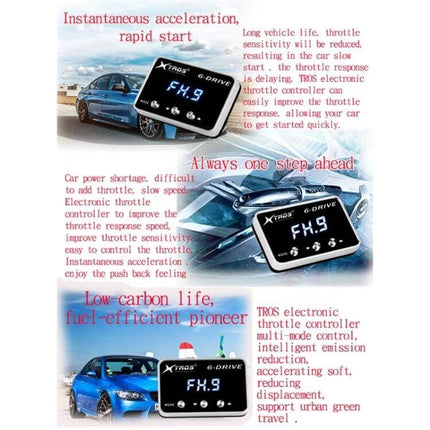 TROS Electronic Throttle Controller For Proton And Perodua Cars plug-and-play 6-mode throttle controller with 46-degree adjustment