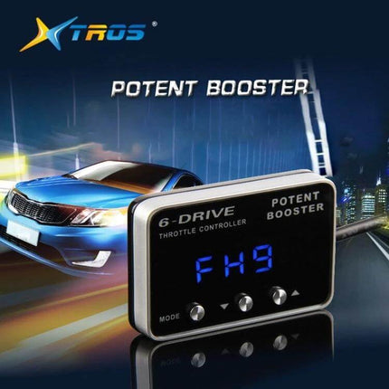 TROS Electronic Throttle Controller For Nissan March Voxy 6 Modes - 6-drive potent booster display FH9, mode buttons, compact throttle controller