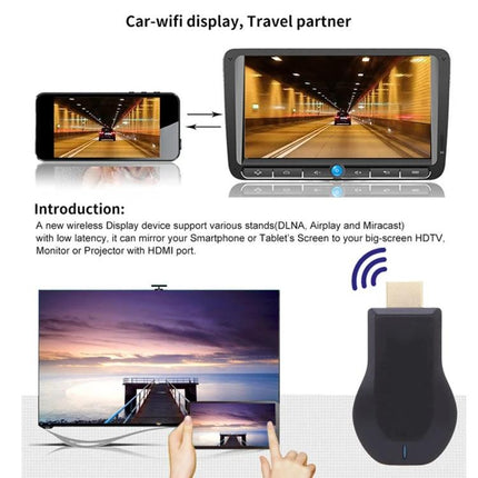 M9 Plus Wireless Dongle for Streaming Videos to TV mirrored smartphone to HDTV for family movie nights and presentations