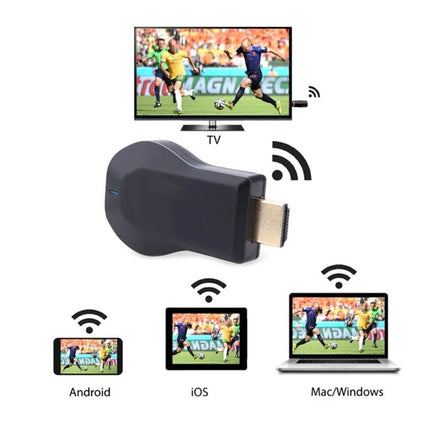 M9 Plus Wireless Dongle for Streaming Videos to TV - HDMI dongle mirroring Android, iOS, Mac/Windows to HDTV for movies, photos, presentations