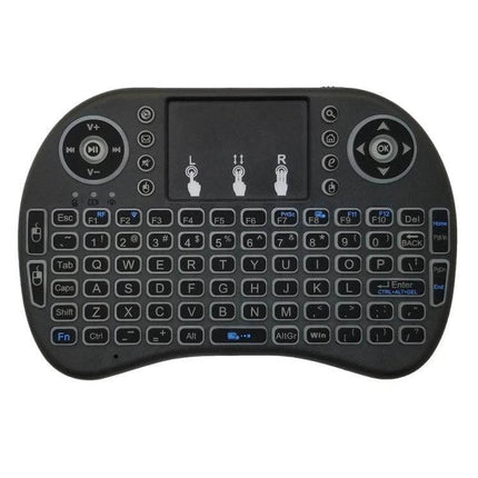 i8 Air Mouse Wireless Keyboard with Touchpad for Smart TVs - compact wireless keyboard with touchpad for smart TV navigation and media control