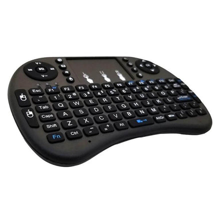i8 Air Mouse Wireless Keyboard with Touchpad for Smart Devices - Spanish Layout compact 92-key remote for smart TV and presentations
