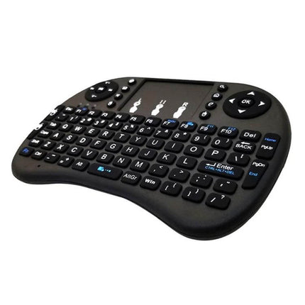 i8 Air Mouse Wireless Keyboard with Touchpad for Smart Devices compact black mini keyboard with touchpad for TV PC control