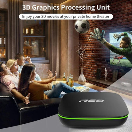 HD Android Smart TV Box for Streaming Media with Remote Control