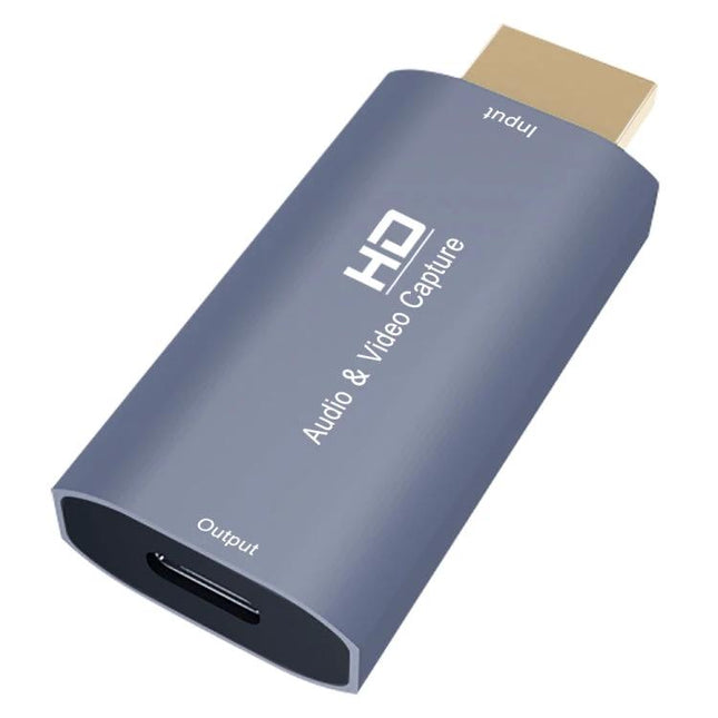 Z50 USB-C to HDMI Video Capture Device for Daily Recording — compact HD audio & video capture dongle with USB-C output for meetings and streaming